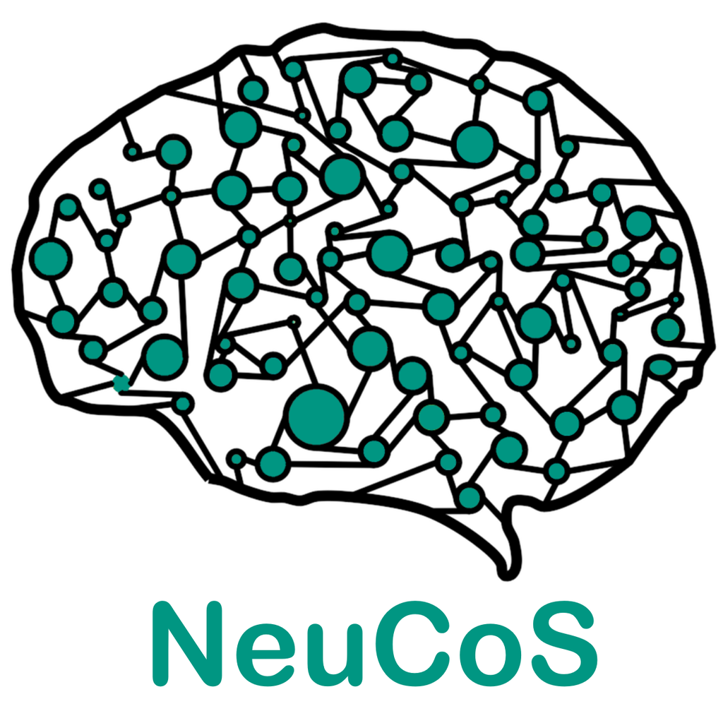 NeuCos logo with brain